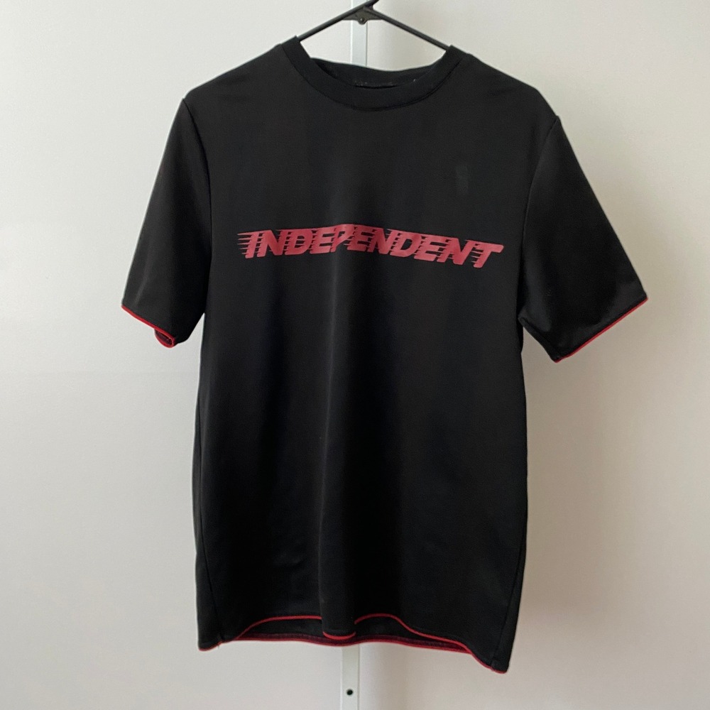 Independent‎ Truck Co Medium Black Jersey T-Shirt Kremer 27 Skate Skateboard Tee